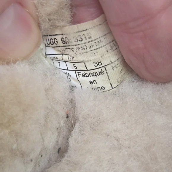 UGG Women's Tan Suede Slippers - Picture 9 of 10